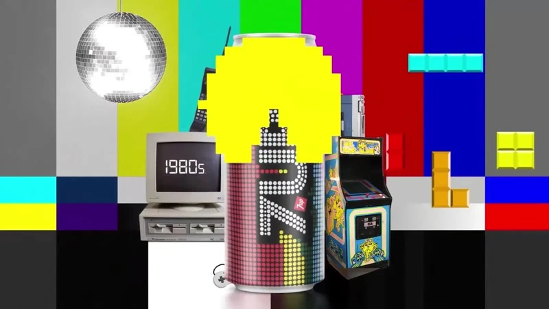 Arcade culture & the 1980s — TV advertisement frame