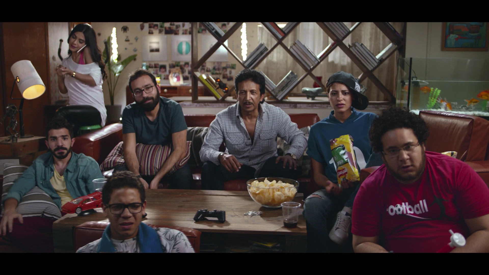 Lay’s / Chipsy UCL — friends watching the match with Youssef Mansour