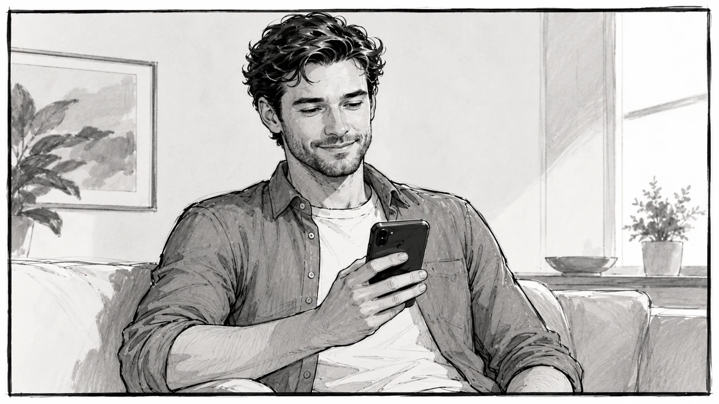 Clarity and reassurance — storyboard concept