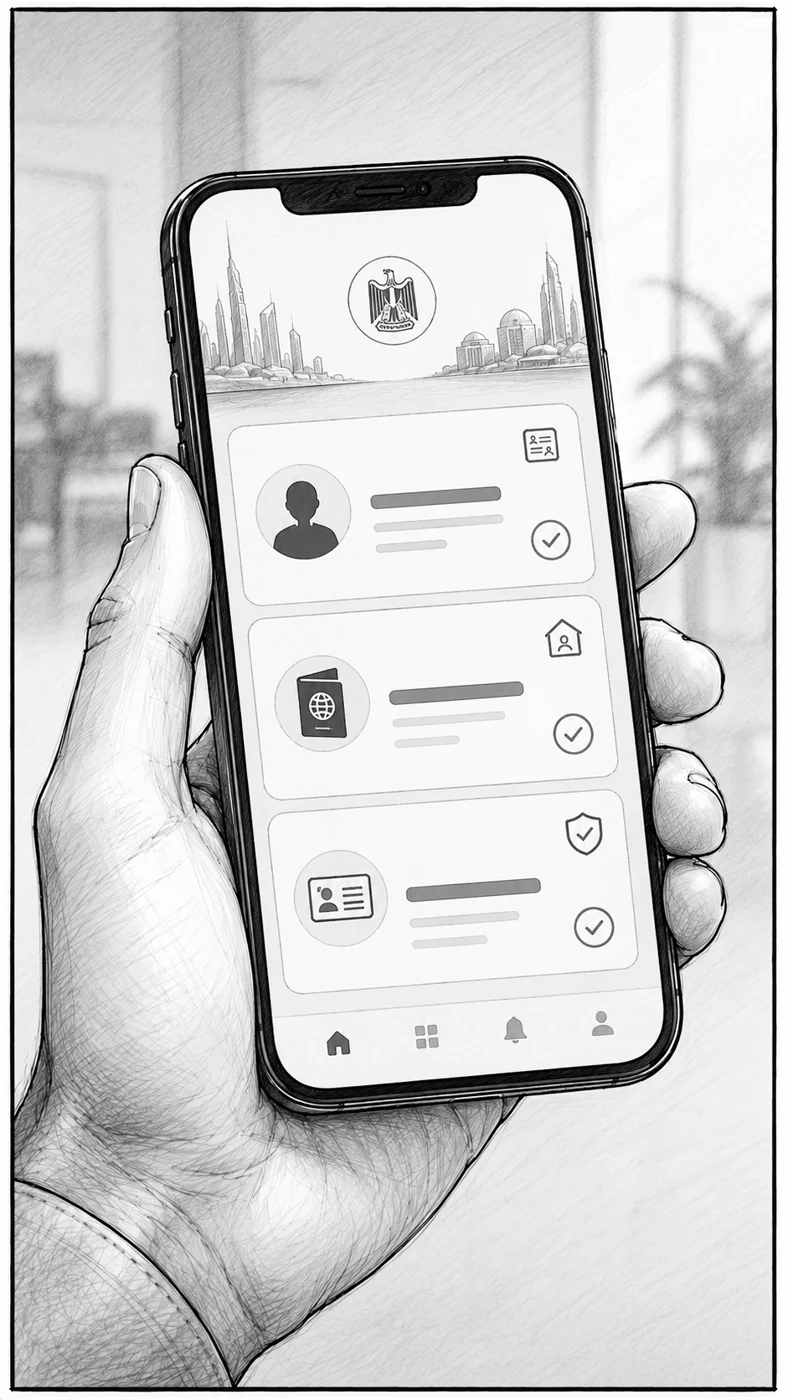 Open the official app — storyboard concept